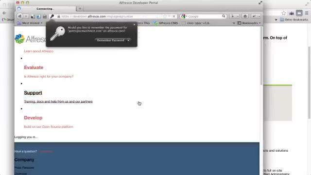 Using the Alfresco API, Part 1: Registering Your Application смотреть онлайн