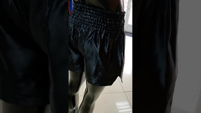 Шорты для тайского бокса BoyBo черный смотреть онлайн
