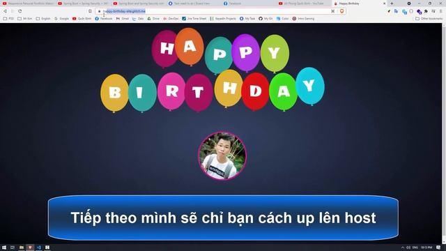 Hướng dẫn tạo website chúc mừng sinh nhật và upload lên host để gởi cho bạn bè || Part 1 смотреть онлайн