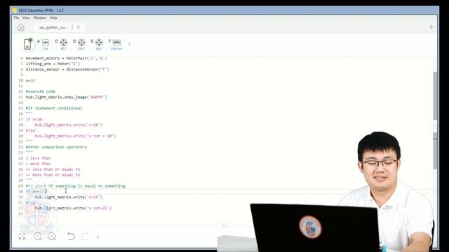 Learn Python for SPIKE Prime (LEGO 45678) Part 4: Conditionals "Jedi" Tutorial смотреть онлайн