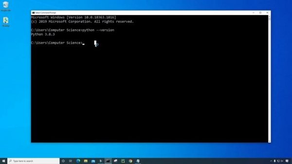 How To Run Python In Command Prompt