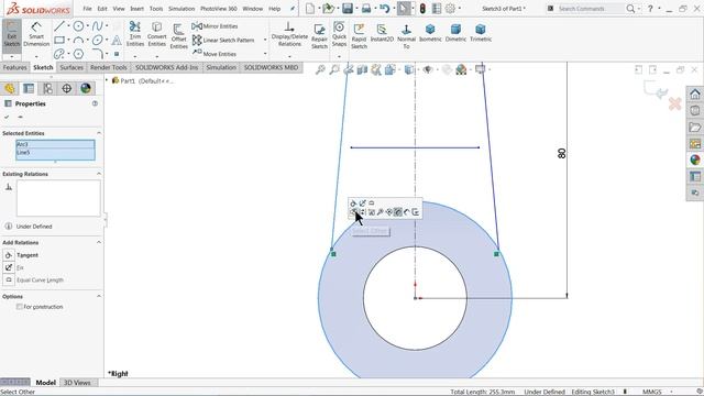 SolidWorks Tutorial for beginners Exercise 13 смотреть онлайн