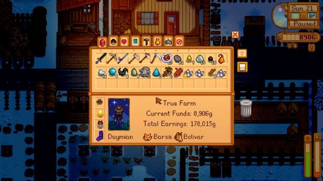 Stardew Valley #049 - Закупаем саженцы к весне. смотреть онлайн