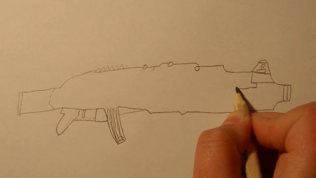 как нарисовать автомат калашникова смотреть онлайн