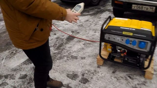 Замер уровня шума газового генератора Gazvolt Standard 6250 A смотреть онлайн