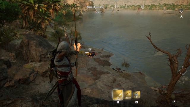 Assassin's Creed Origins - Животные-вожаки - #27 - Логово бегемота (Ном Уаб) смотреть онлайн