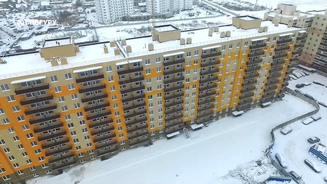ЖК «Родные берега» — аэросъемка СПБГуру. Январь 2018. смотреть онлайн
