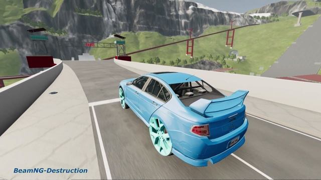 Cars vs Lava Pools Monster Truck, School Bus, Tractor #47 – BeamNG.Drive | BeamNG-Destruction смотреть онлайн