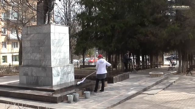 Субботник в посёлке Косая Гора,21 апреля 2018 года. смотреть онлайн