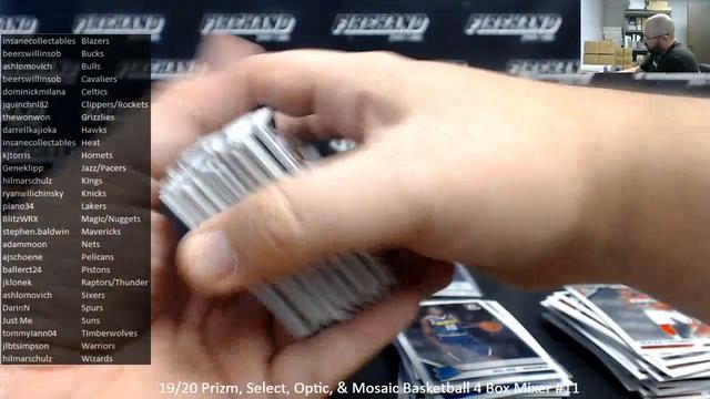 7/11/2020 19/20 Prizm, Select, Optic, & Mosaic Basketball 4 Box Mixer #11 смотреть онлайн