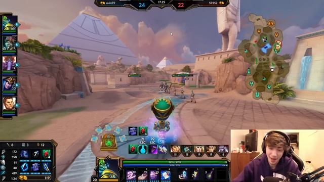 Smite: MAX Cooldown Thoth BUILD - HITTING THEM YEETS! смотреть онлайн