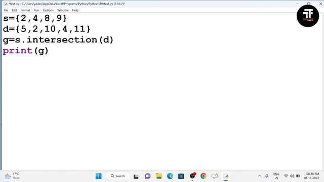 Join Set in Python | Tana Tan Python | S01-E29| Tweakandtools | by Vivek sir смотреть онлайн