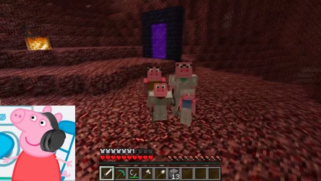 Peppa Pig Plays Minecraft 1-10 Compilation смотреть онлайн
