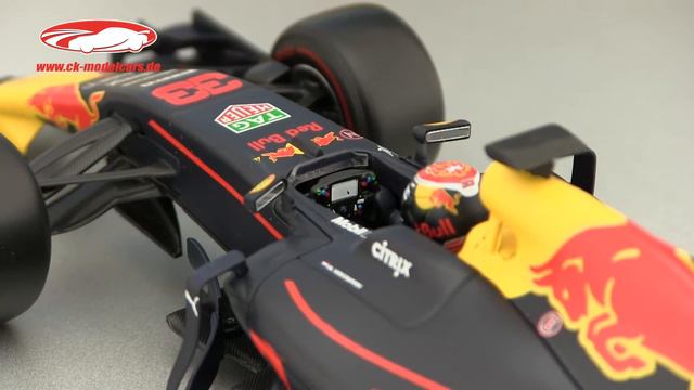 ck-modelcars-video: Max Verstappen Red Bull RB13 #33 Formel 1 2017 Bburago смотреть онлайн