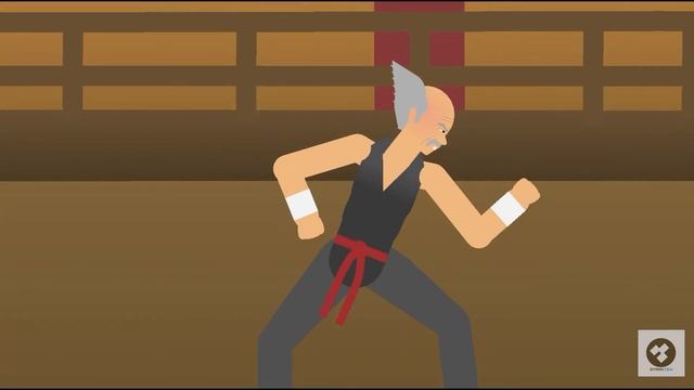 Jin vs Heihachi Tekken Stick Nodes Animation смотреть онлайн
