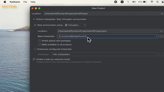How to install PyCharm IDE on Mac | Run first Program смотреть онлайн