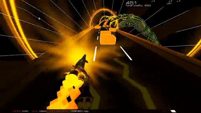 Suiheisen no Kanata de 水平線の彼方で Saki Fujita 藤田咲 Audiosurf 2 Crash смотреть онлайн