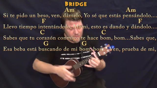Despacito (Luis Fonsi/Justin Bieber) Ukulele Cover Lesson with Chords/Lyrics - Capo 2nd смотреть онлайн