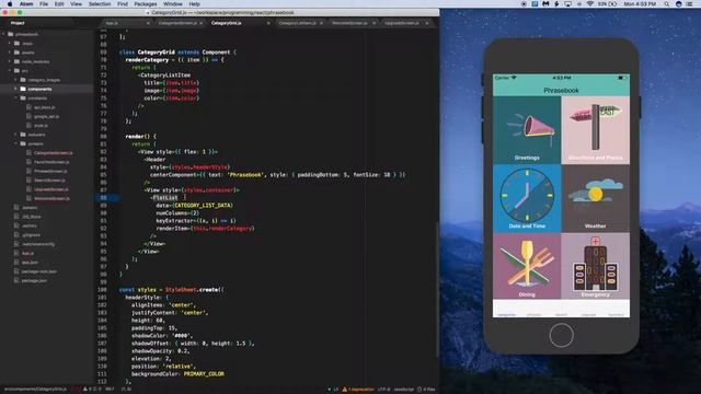 React Native Phrasebook App Update 2 смотреть онлайн