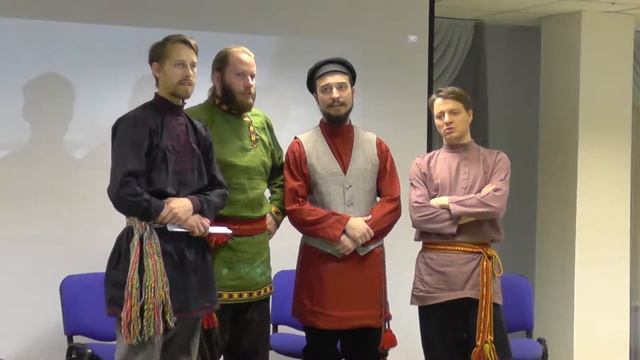 2014-11-26. Музыкальный вечер в Белинке. Фольклорный ансамбль "Поселенцы" смотреть онлайн