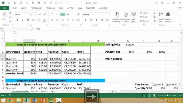 Excel Tutorial #94:  Moving Active Cell Down In Selection (Enter)