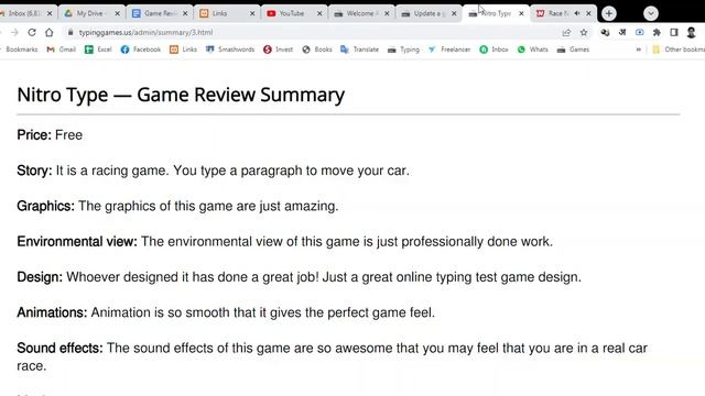 Typing Game: Nitro Type (4.0/5.0) — How to play & Review смотреть онлайн