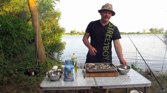 Жарим рыбу без костей на костре. Рыбацкие приключения. Мужская кухня. смотреть онлайн
