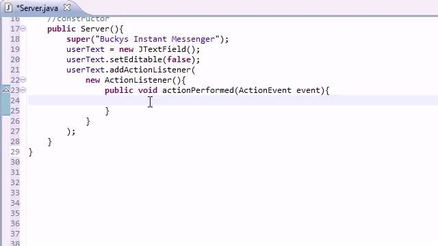 Intermediate Java Tutorial 39 GUI for Bucky Instant Messenger смотреть онлайн