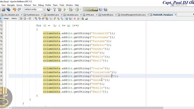 How to Create Student Management System Using MySQL Database with Java in NetBeans - Part 2 of 4 смотреть онлайн