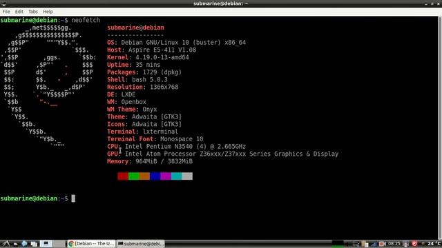 Debian 10 7 LXDE Reviewing смотреть онлайн
