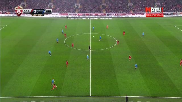 спартак зенит 3:1 смотреть онлайн