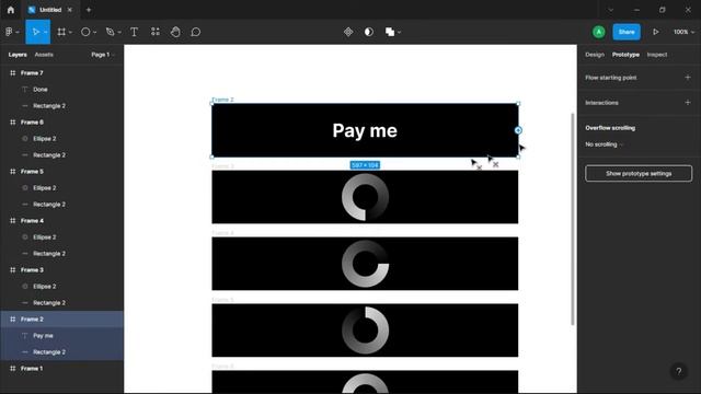 Figma tutorial - Animated button | UI/UX design tutorial смотреть онлайн