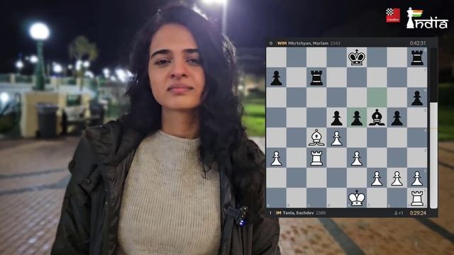 Tania Sachdev beats an Armenian talent - Mariam Mkrtchyan! | FIDE Grand Swiss 2023 смотреть онлайн
