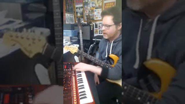 GHOSTsTALKER creating song from scratch live stream workshop Roland JD-Xi + Guitar смотреть онлайн