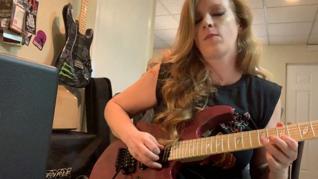 Courtney Cox & Gian Cassandra - TRIBUTE TO Adrian Smith | IRON MAIDEN