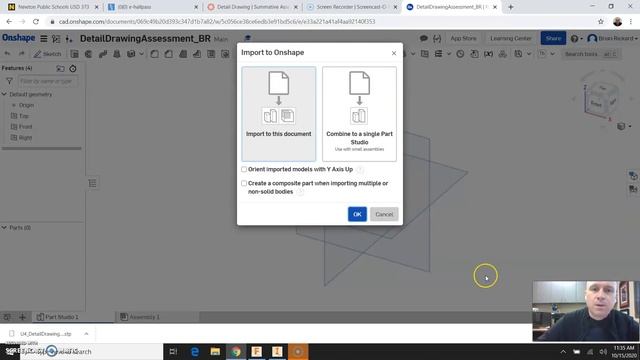 Onshape | Import STP File смотреть онлайн