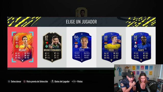 TOTY FUT DRAFT con MI NOVIA en FIFA !!! смотреть онлайн