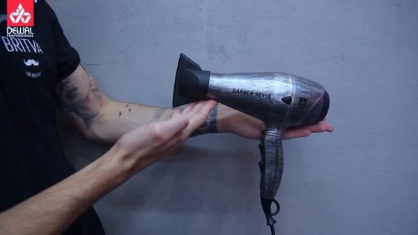 Фен DEWAL BARBER STYLE 03-120 Steel