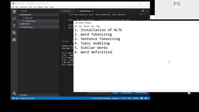 NLTK (Natural Language ToolKit) basics смотреть онлайн