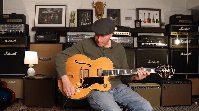 '08 Epiphone Elitist Broadway Natural | Review & Demo! смотреть онлайн