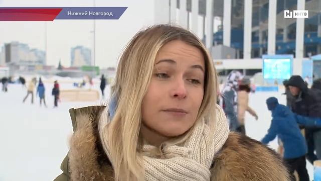 Старый новый год отметили на катке "Зимняя сказка" в Нижнем Новгороде смотреть онлайн