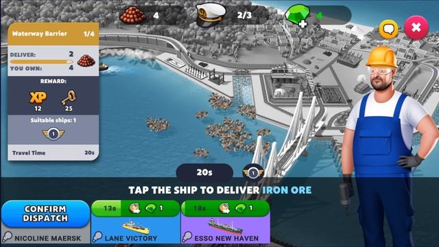 Port City: Ship Tycoon Gameplay Android смотреть онлайн