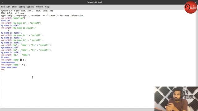 10. String multiplication | Chapter 3 | Python for beginners YouTube series (Tamil) смотреть онлайн
