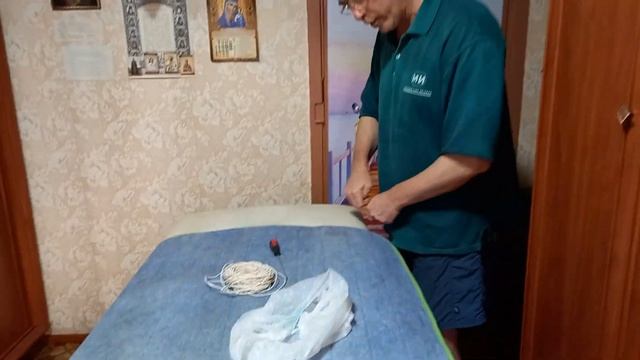 Ремонт электропростыни (полная замена кабеля). Декор двери и холодильника смотреть онлайн