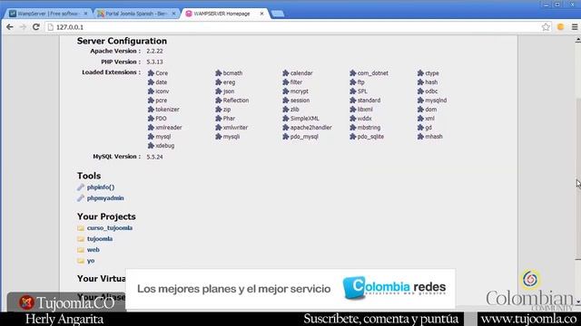 Joomla - 003. Curso de Joomla 3.x: Instalar Joomla 3.x en host local servidor local @TuJoomla смотреть онлайн