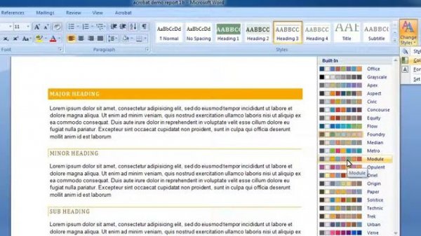 Preparing to convert from Word 2007/2010 to PDF