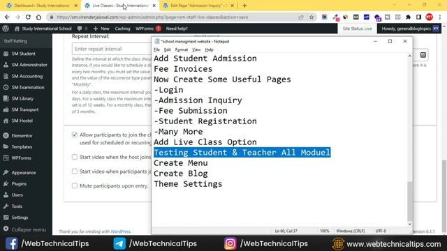 How to Make School Management System Website in WordPress, Attendance, Admit Card, Timetable, Resul смотреть онлайн