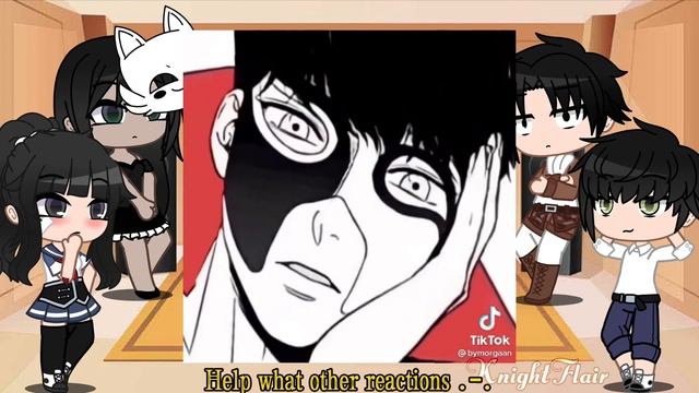 Black haired characters react to each other ||Jiwon/BJ Alex|| смотреть онлайн