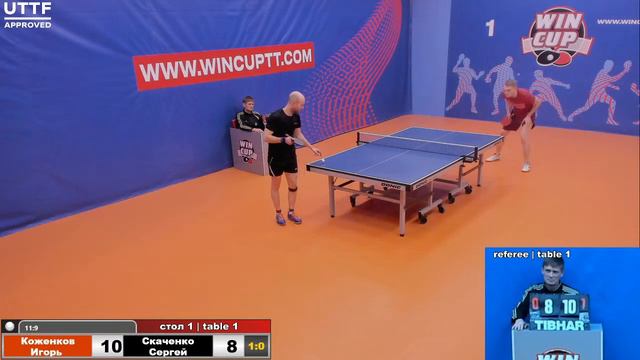 Коженков Игорь 3-1 Скаченко Сергей Турнир Восток 4 WINCUP 07.05.21 Прямая трансляция Зал1 смотреть онлайн