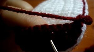 ПИНЕТКИ МОКАСИНЫ "ЯГОДКИ" ДЛЯ НОВОРОЖДЕННЫХ/РАЗМЕР ПОДОШВЫ 9,5 СМ/BOOTIES/CROCHET